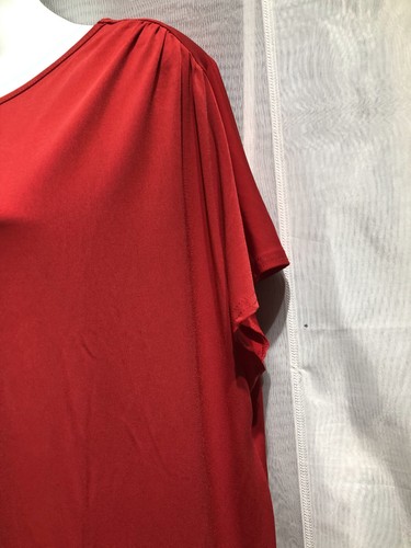 CAMICETTA ROSSA LIPSY A MANICHE CORTE TAGLIA 18/46 (WT334) - Foto 5 di 11