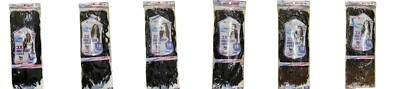 Obsession langes glattes gehäkeltes Haar vor der Schleife - 3X Nu Soft Locs 18 Zoll