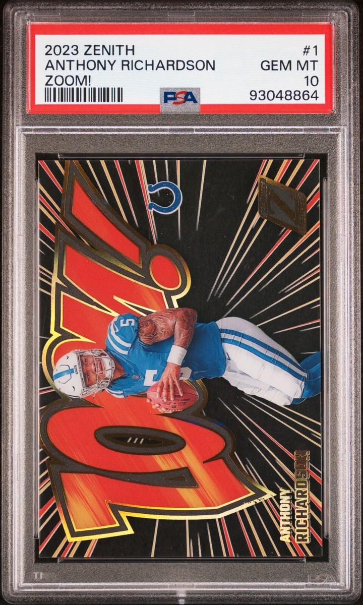 2023 Panini Zenith Zoom #1 Anthony Richardson Indianapolis Colts