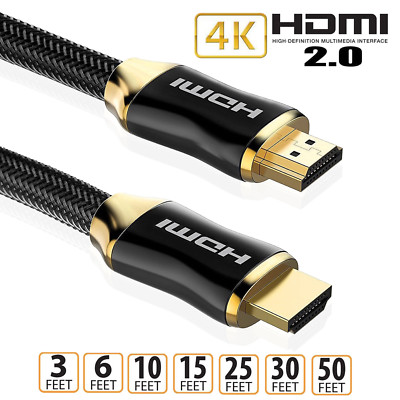 HDMI 2.0a Ultimate Cable | 4K@60Hz HDR UHD 4:4:4 18Gbps | HDCP 2.2 | ARC US Lot