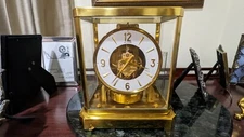 Jaeger Lecoultre ATMOS Clock, beautiful as is. no returns. vintage clock