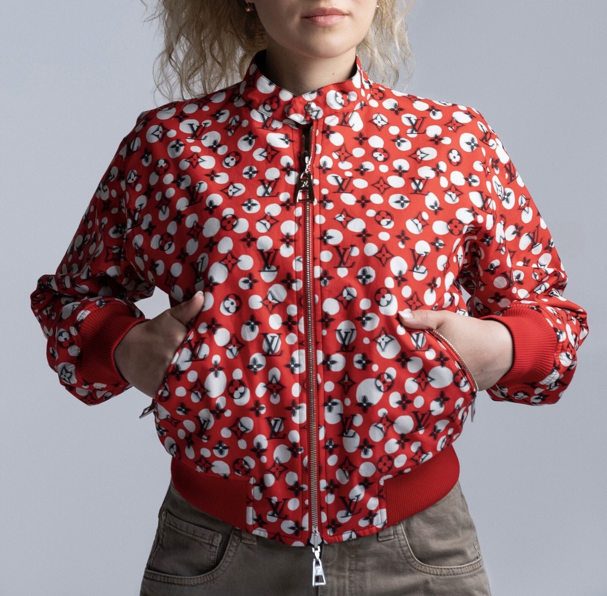 Louis Vuitton x Yayoi Kusama 23SS Cotton Jacket Size FR 36 Louis Vuitton x Yayoi Kusama 23SS Cotton Jacket Size FR 36