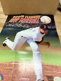 Roger Clemens MVP Baseball NES Nintendo Insert Poster Only. 15 3/4 X 11 3/4.