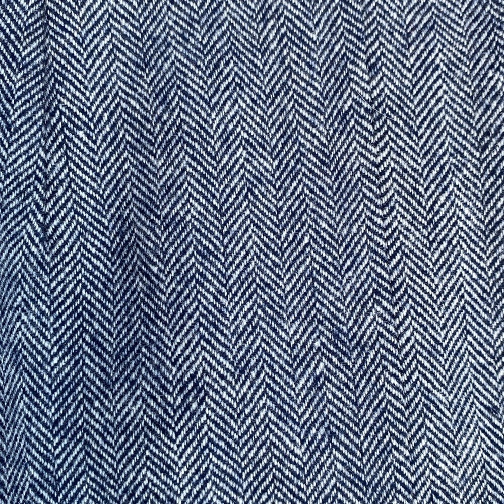 Vintage Wool Pendleton Herringbone Pencil Skirt - image 8