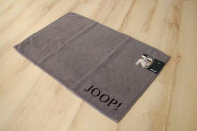 JOOP! Badematte Duschvorleger 1600 Classic Doubleface 91 Anthrazit 50x80cm Neu