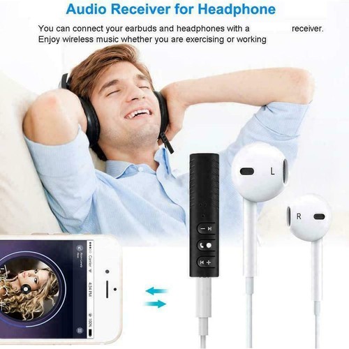 Auto Bluetooth Receiver Handfree Wireless Aux Music F3 W0J 3.5 Q8N5 J9K B6W Z8V5 - Afbeelding 4 van 12