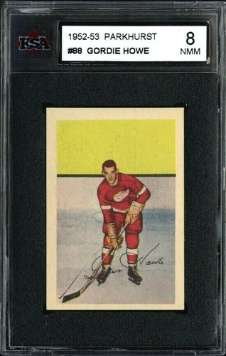 1952 PARKHURST 88 GORDIE HOWE KSA 8 NM-MT 1952-53 HALL OF FAME DETROIT RED WINGS