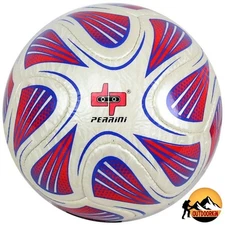 Perrini Match Ball Soccer White Red Blue Football Training Official Size 5