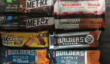  64 Mixed lot of protein bars READ BELOW