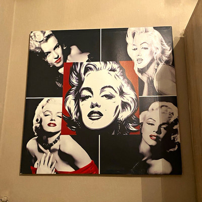 Wandbild Marilyn Monroe Pop-Art Collage mehrfarbig horizontal Berühmtheit