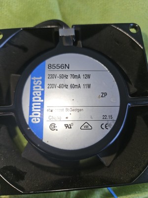 EBM Papst 8556 N Axiallüfter Fan 230 V/AC 46 m³/h New Old Stock Neu/unbenutzt 