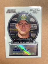 2005 Bowman Sterling Cliff Pennington RC Auto BS-CP SHARP!