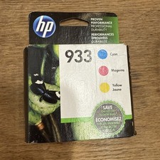 HP 933  Tri Color Ink Cartridges OfficeJet 6100 6600 6700 7110 Exp 03/2021