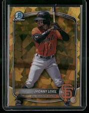 2025 Bowman Draft #BDC-55 Jhonny Level Sapphire Gold /50