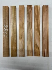 6 Pack, Honduran Mahogany Thin Stock Lumber Wood Blanks 17-1/2"x 2"x 1" #3786