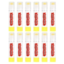 Solid Tempera Paints, 12 Pcs Washable Paint Sticks Paint Pens, Lemon Yellow