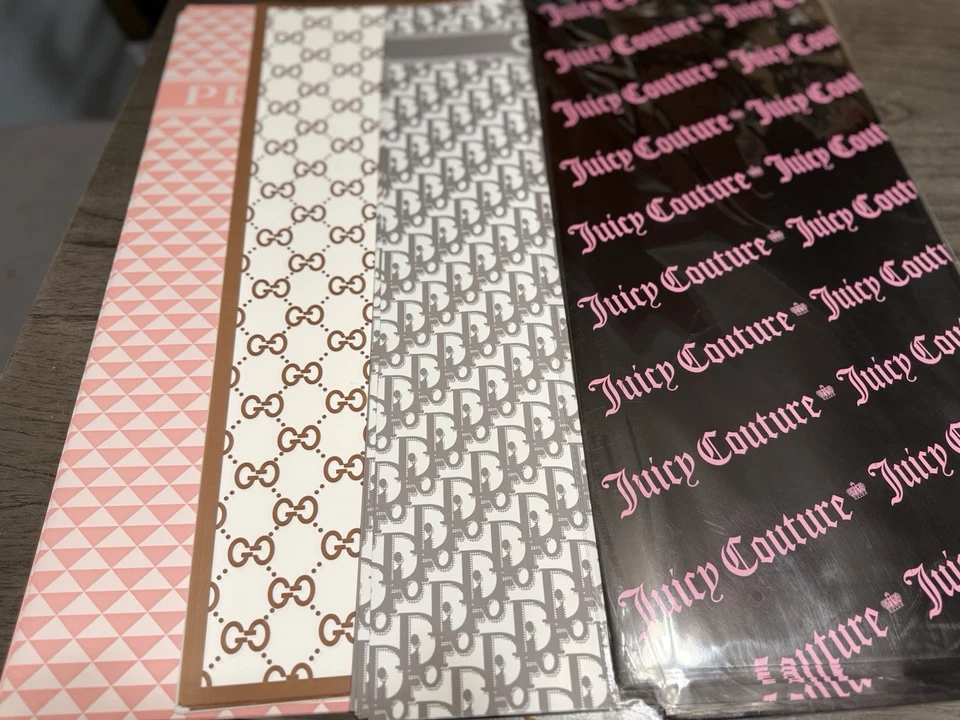 20 Sheets Wrapping Paper Set / Mixed Floral Design 21x21in Waterproof - Image 2 of 2