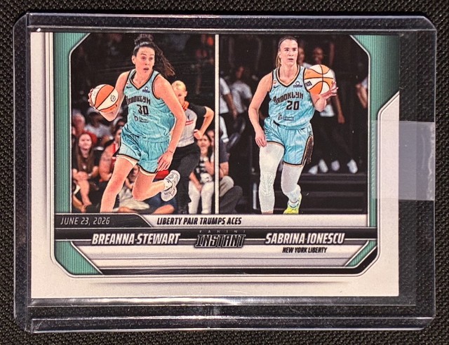 Breanna Stewart/Sabrina Ionescu 2026 Panini Instant WNBA #188 NY Liberty /90