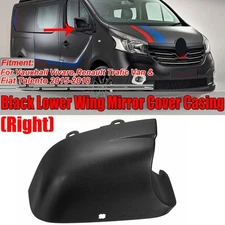 Left Wing Mirror Cover Cap Casing Fit for Vauxhall Vivaro Fiat Talento 2015-2018
