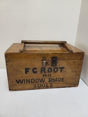 Very Old Tool Box ''FC ROOT Window Shade Tools ''