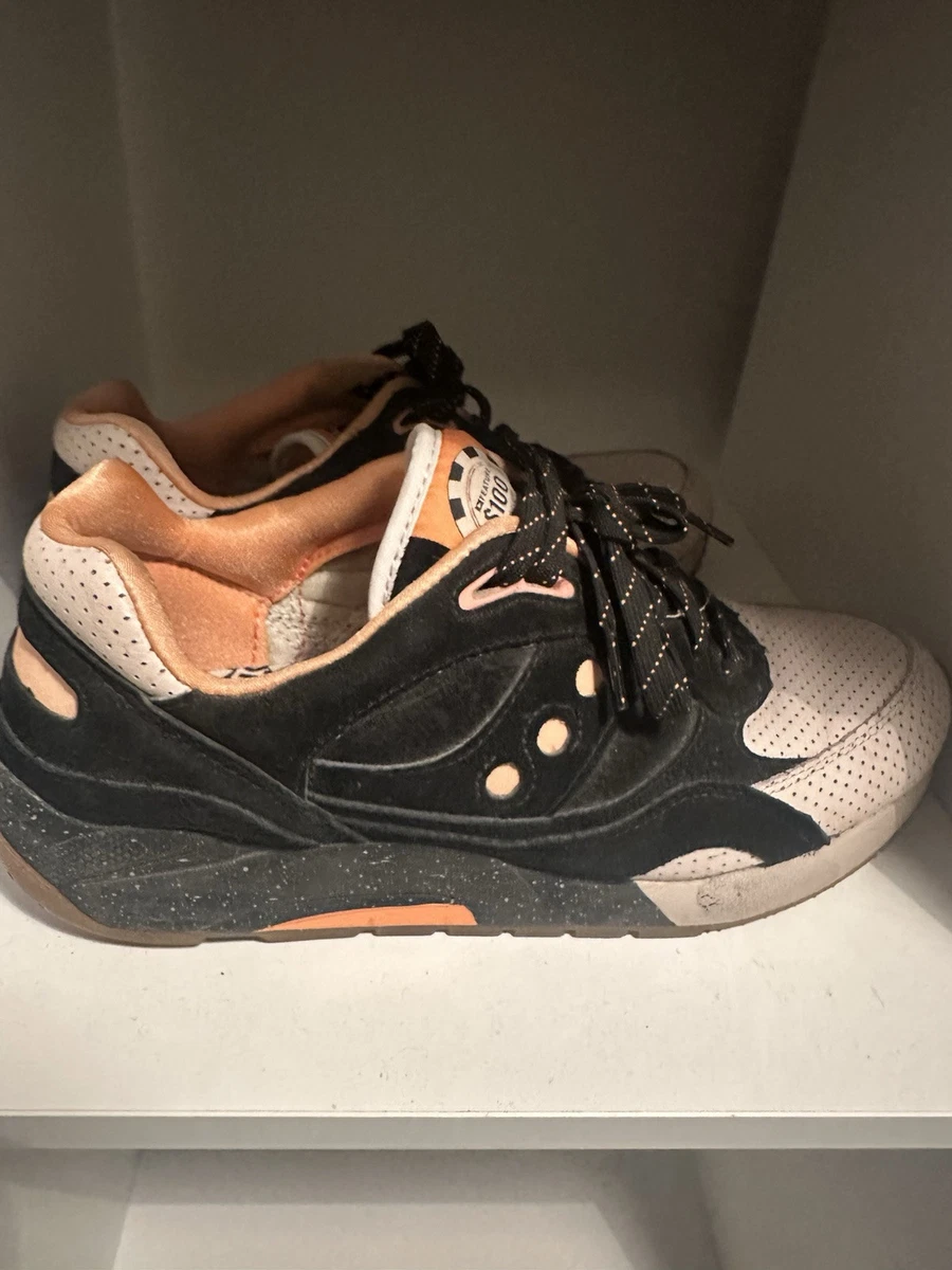 Saucony Shadow 6000 Uomo Taglia 10 – Grigio Feltro/Multi – Suede – Nuovo
