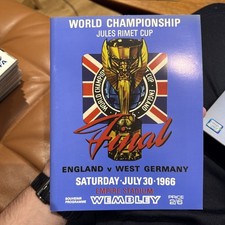 1966 WORLD CUP PROGRAMME FINAL 30/7/1966 REPLICA ENGLAND VS GERMANY 30TH JULY