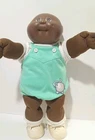 Vintage 1980s Ebony Cabbage Patch Doll Original Clothes Shoes And Socks  Good C