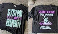 SYSTEM OF A DOWN CHICAGO T-Shirt 2025 Soldier Field reprint shirt 2 Side