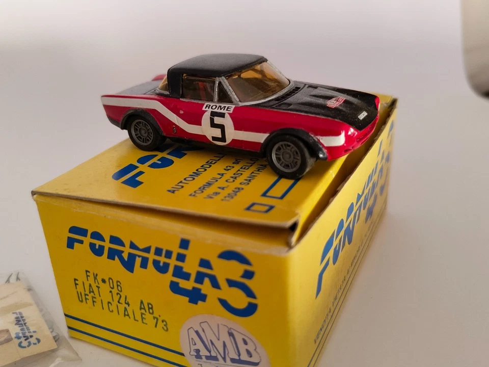 kit !/43 rally Fiat 124 abarth 1973 Racing43  parzialmente montato - Immagine 3 di 4