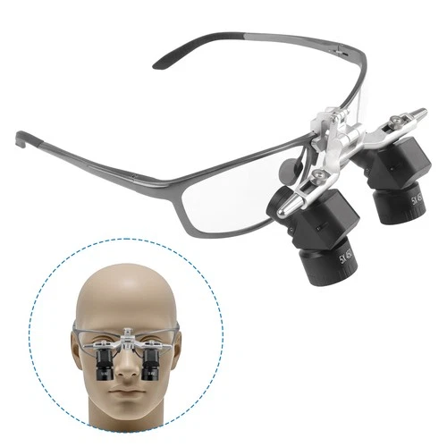 5X Dental Loupes & 48° Ergonomic Angle Adjustable Working Distance for Dentists - Picture 1 of 17