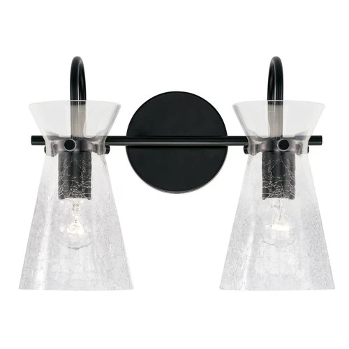 Capital Mila 11" High Matte Black 2-Light Wall Sconce - Picture 4 of 6