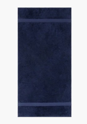 Yves Delorme Bath Sheet 36  X 63  Etoile Marine Blue Organic Cotton & Modal NEW