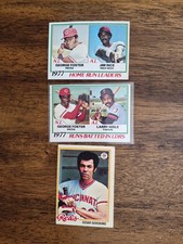 Lot Of 13 1978 O Pee Chee Cincinnati Reds Cards; 4 Fosters Rose Seaver 2 Morgans