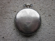 OROLOGIO DA TASCA ELGIN CASSA SUPREME IWC CO ART DECO DECORATA CIPOLLA TASCHINO