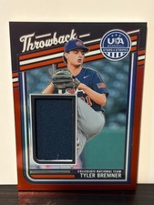 2026 Panini Stars and Stripes Tyler Bremner Throwback red prizm jersey 80/99
