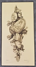 Auguste Pequegnot 1858 Etching Plate 108 Emblems of Protection – 3 of 3
