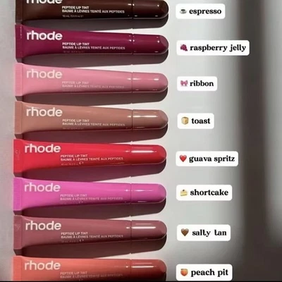 MARKENLOS 10 Farben!!! Rhode Jelly Bean Peptid Lip Tint Jelly Lippen balsam 0,3 oz/10ml~