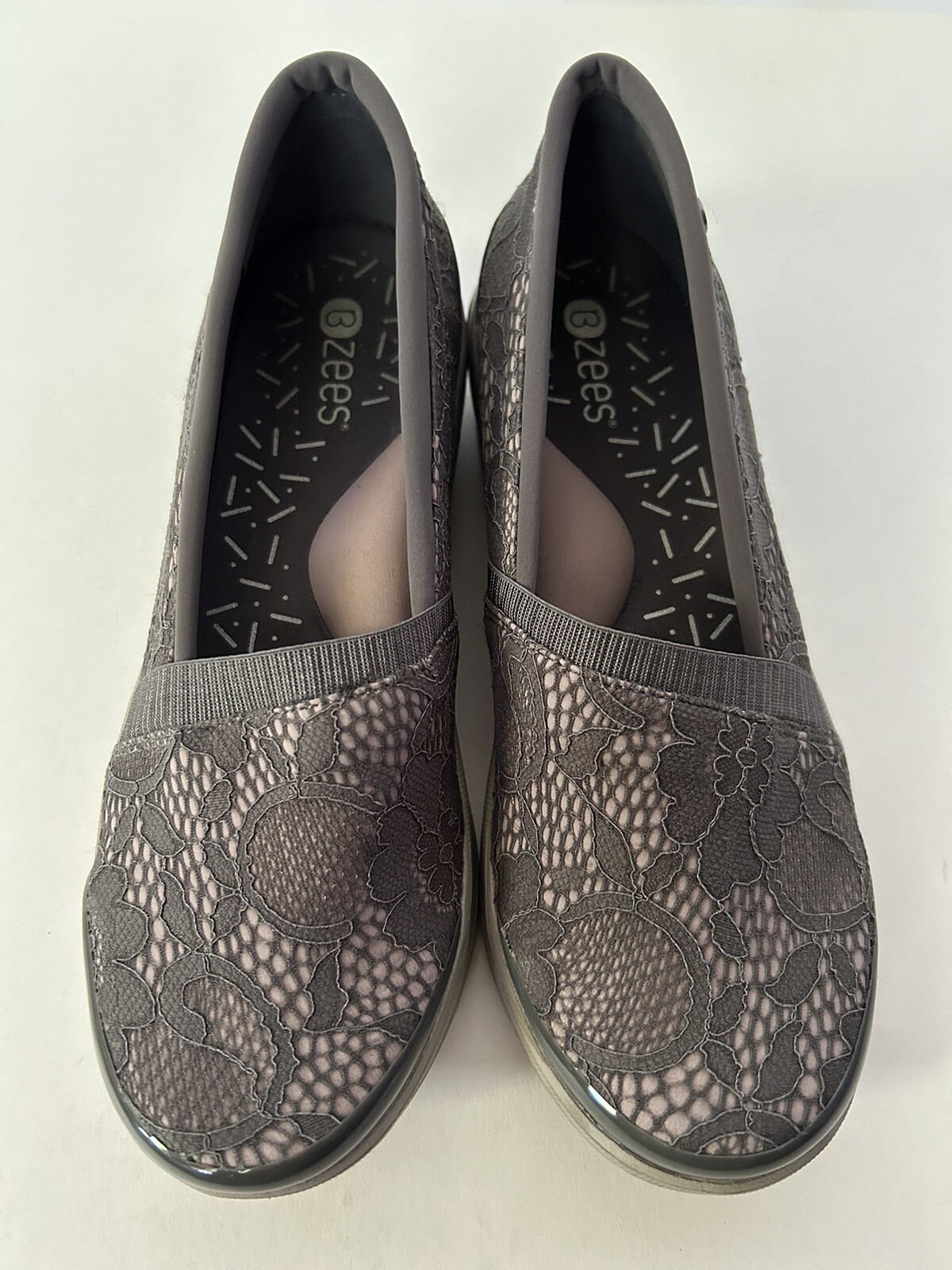 Bzees Flirty Cloud Technology Dark Grey Slip On W… - image 8