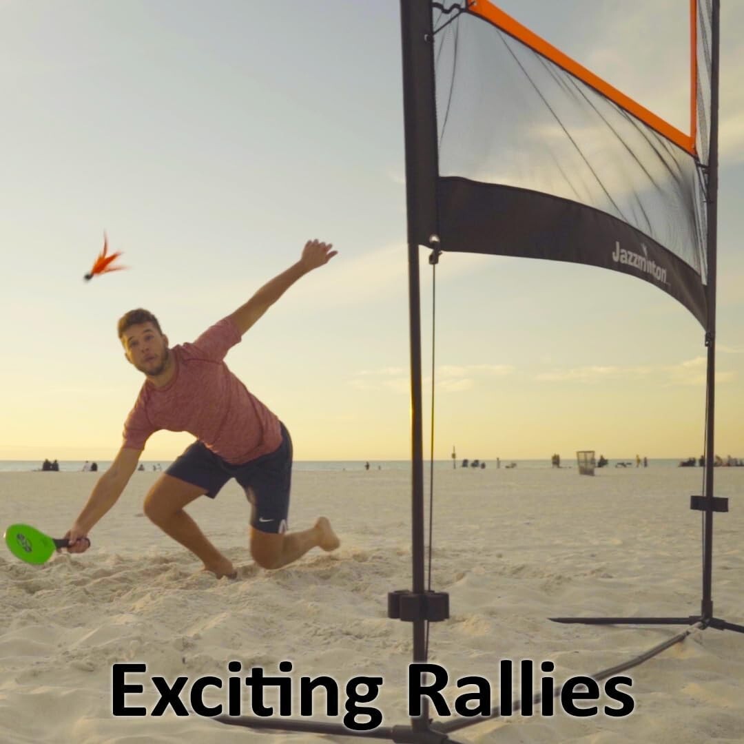 Jazzminton Sport - In & Out, No Boundaries - Similar to Pickleball, Badminton--