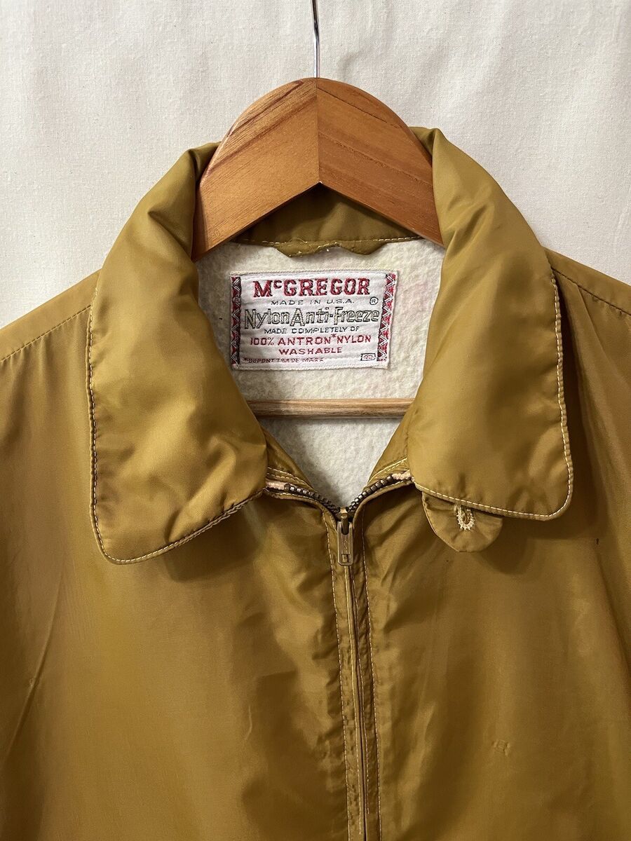VTG 1960s McGregor Nylon Anti-Freeze Windbreaker Jacket VTG 1960s McGregor Nylon Anti-Freeze Windbreaker Jacket