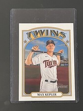 Max Kepler 2021 Topps Heritage Baseball Oversized Box Topper OB-MK Twins