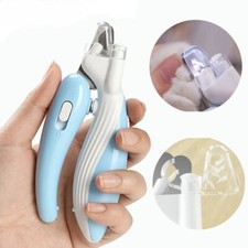 Pet Nail Clippers with LED Light Dog Cat Paw Claw Trimmer Grooming Scissors