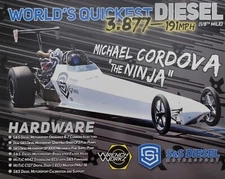 2023 Michael Cordova Diesel Dragster S&S Diesel PRI Show ODSS Hero Card