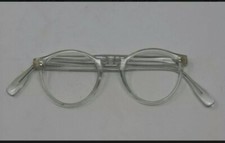 Vintage Round Panto 1950 French France Eye Glasses Clear Lunettes Eyeglasses 12