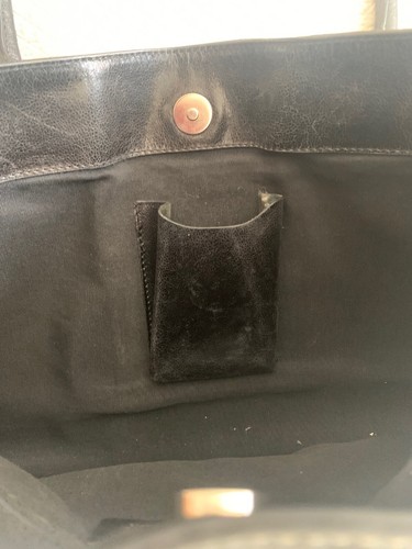 Ladies Bag Cleo&Patek Paris 100% Leather Black Elegant Excellent Condition. - Picture 11 of 13