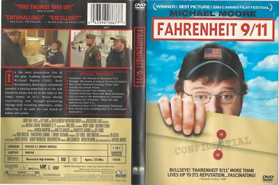 Fahrenheit 9/11 DVD documentary by Michael Moore | eBay
