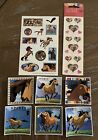 Vintage Spirit Stallion of the Cimarron Rain Stickers 2 sheets & 6 individual