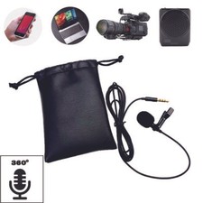TRRS Portable Clip Lavalier microphone Fits Android phone Recording Video 5