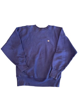 Vintage Champion Reverse Weave Crewneck Sweatshirt Purple USA Sz L 