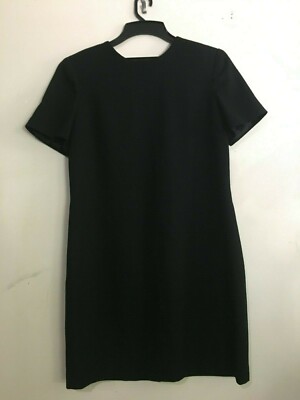 Talbots Petite Size 12P Black 100% Wool Dress Women Formal Stylish Cut